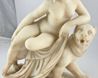 Alabaster copy of 19c  Sculpture by Henreich con Dannecker