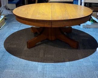 Dining table cut to coffee table height SOLID OAK  $100