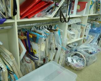 THIS IS WHAT WE ARE SORTING THRU - THE BEFORE  i WILL ADD THE AFTER IT IS AMAZING HOW MUCH WE HAVE - YOU COULD OPEN YOUR OWN STORE.   A GOOD PORTION IS FROM 3 KITTENS.  CHECK BACK