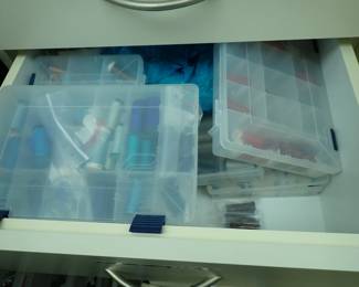 THIS IS WHAT WE ARE SORTING THRU - THE BEFORE  i WILL ADD THE AFTER IT IS AMAZING HOW MUCH WE HAVE - YOU COULD OPEN YOUR OWN STORE.   A GOOD PORTION IS FROM 3 KITTENS.  CHECK BACK