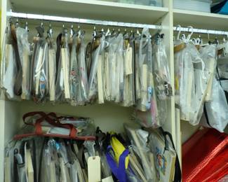 THIS IS WHAT WE ARE SORTING THRU - THE BEFORE  i WILL ADD THE AFTER IT IS AMAZING HOW MUCH WE HAVE - YOU COULD OPEN YOUR OWN STORE.   A GOOD PORTION IS FROM 3 KITTENS.  CHECK BACK