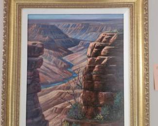 Original Art by	Erickson, Marilyn	  TITLE	Grand Canyon	  MEDIA	Oil/Board	11 X 14