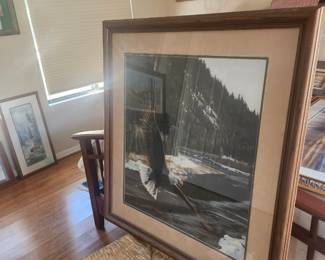 Original Art by	Grende, Janene	  TITLE	Blackfoot Sentry-Eagle	  MEDIA	Watercolor	24X26