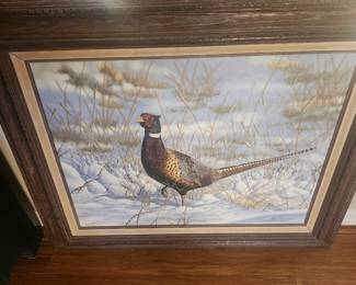 Original Art by	Mansanarez, Mark	  TITLE	Pheasant	  MEDIA	Oil/Canvas	24X18