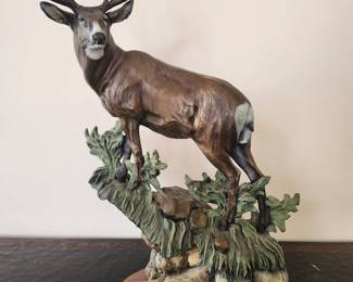 Origanl Art by Dan Parker Muley Ridge 11/49 24" x 18" x 8 Bronze and wood