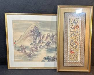 Asian Framed Artwork