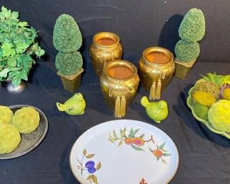 Royal Worcester Evesham Gold Oval Serving Platter, Decor And More