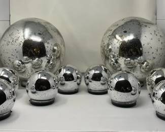 Light Up Decorative Silver Balls