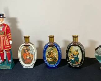 Jim Beam Decanters  Civil War  The Beefeater Yeoman Decanter