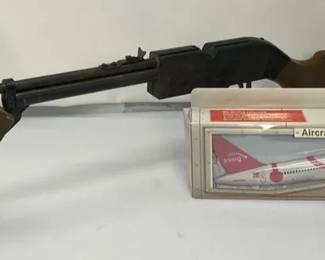Vintage BB Gun And Sky Marks Plane