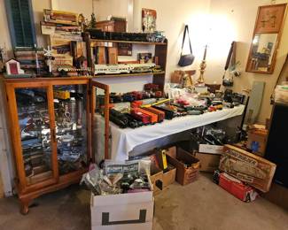 MANY TRAINS, ACCESSORIES, & TRACK
