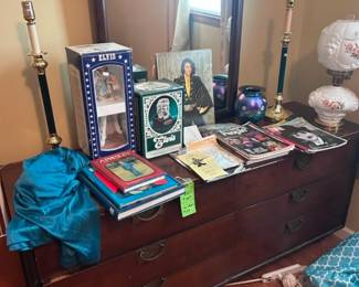 upstairs, turn right end of hallway left bedroom.  See matching tall dreser