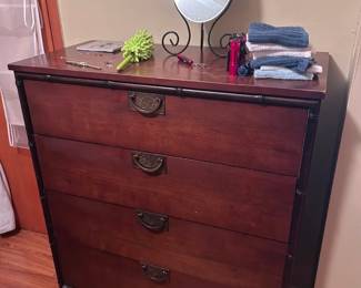 Main level, front door, turn left, end of hall, left bedroom