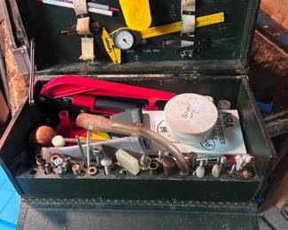 gun cleaning kit sold IN the Box, a U S Marine box. only 1