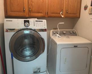 Samsung Washer works Maytag Dryer works