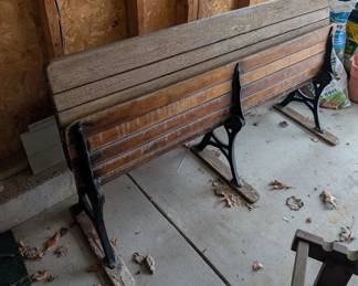 foldable outdoor bench