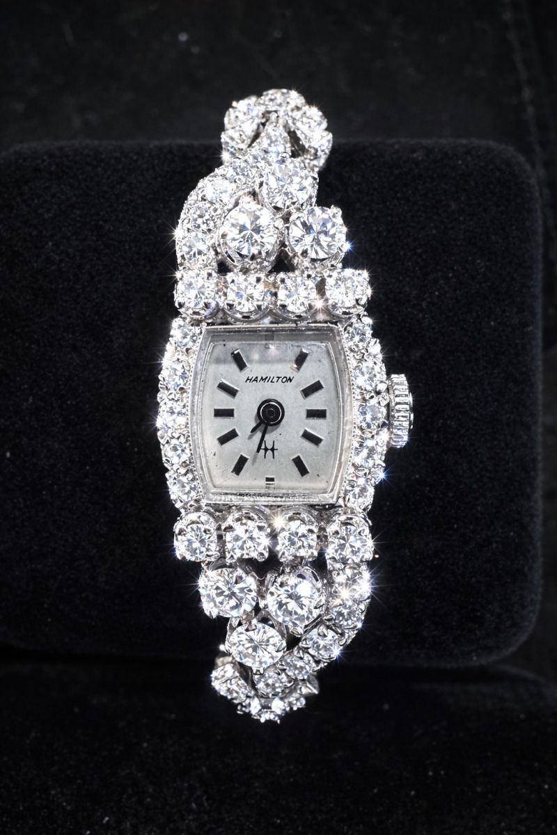 Antique Hamilton Diamond cocktail watch.