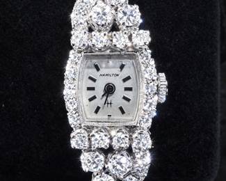Antique Hamilton Diamond cocktail watch.