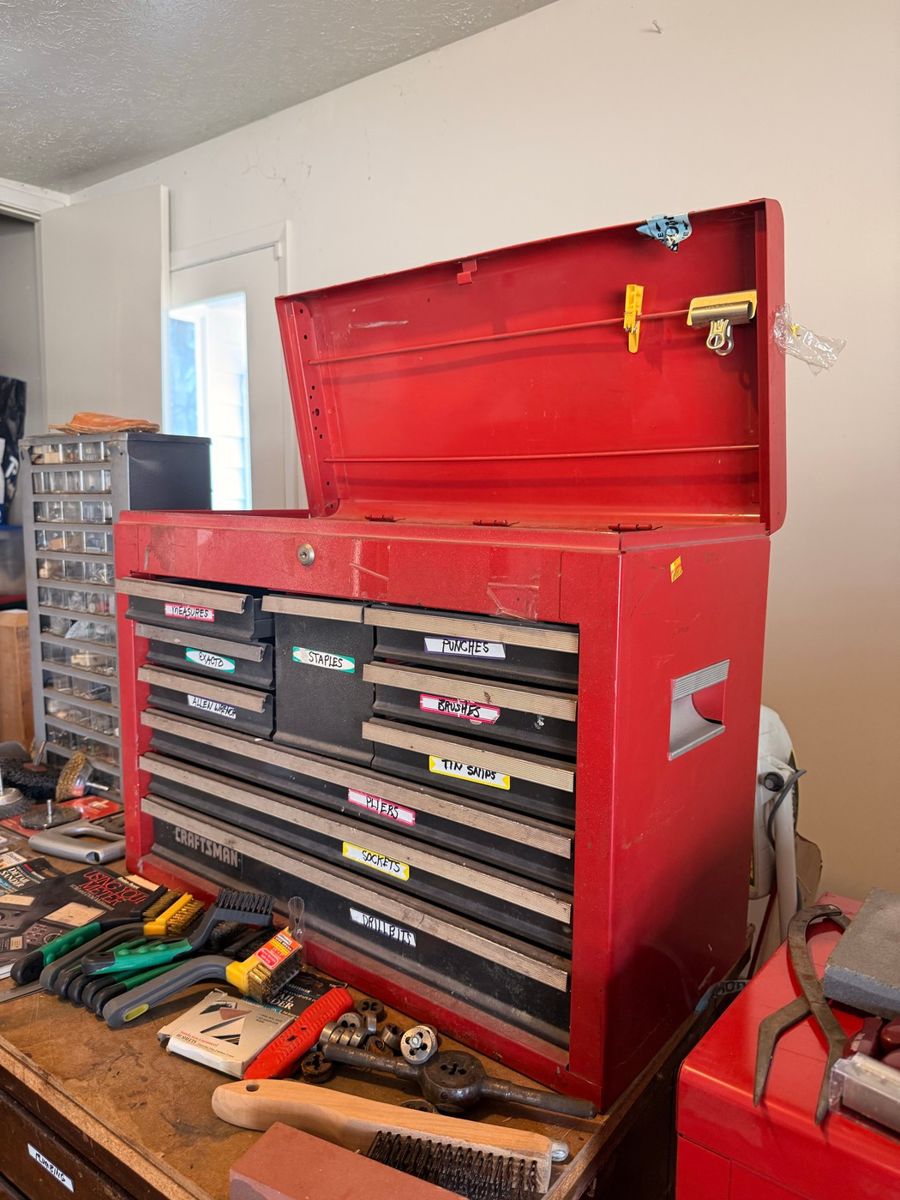 Craftsman Red Metal Toolbox