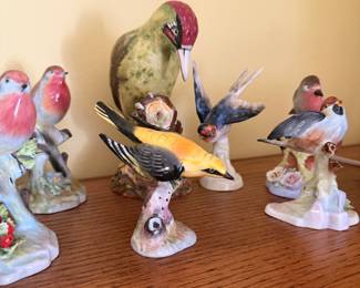 Collection of Beswick Porcelain Bird Figurines