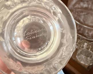 Lalique "Cote d'Azur" Crystal Vase