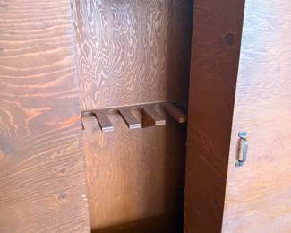Vintage Wooden Gun Cabinet