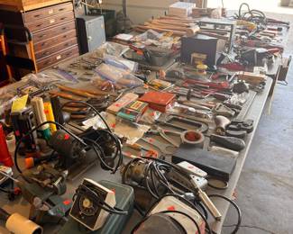 Assorted Hand Tools and Power Tool Accessories