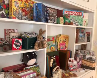 Assorted Board Games, Puzzles, and Collectible Toys