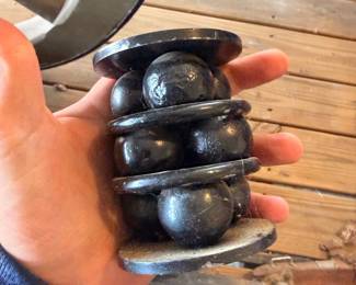 Cast Iron Grapeshot Stack