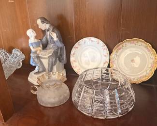 Bing & Grøndahl Porcelain Figurine of H.C. Andersen Reading to a Child