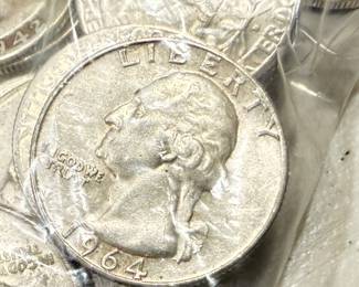 Silver quarters as well