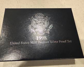 1988 US mint premier silver proof sets