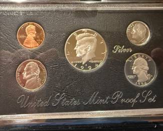 Dozens of United States mint proof sets