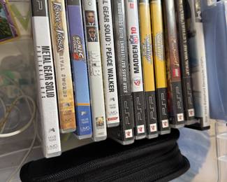 PSP games and console 