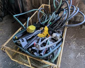 Garden hoses, sprinkers and more