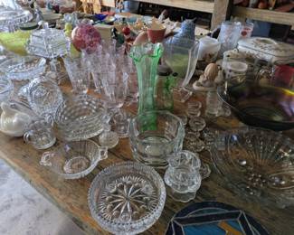antique glassware