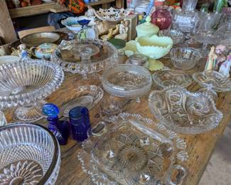 Antique glassware