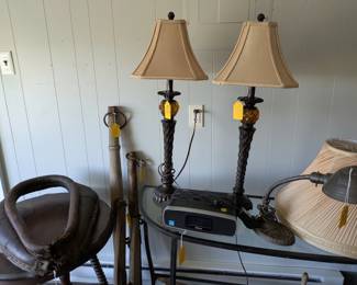Lamps and antiques