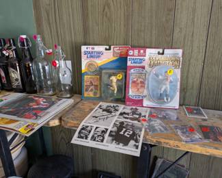 Antique sports memorabilia