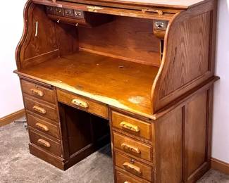 Vintage Rolltop Desk