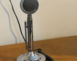 Astatic Silver Eagle Plus Chrome Desk Microphone for CB/Ham Radio