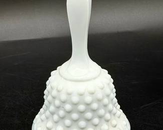 Fenton Milk Glass Hobnail Bell