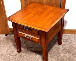 Two drawer side table