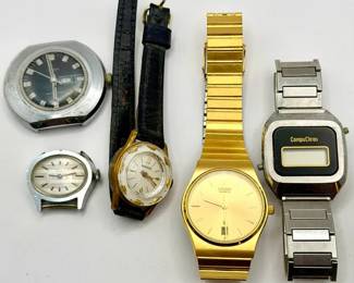 Vintage Watch Lot-Citizen, Manson Swiss Movement