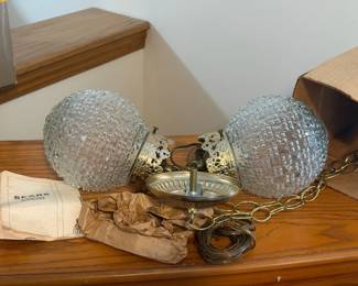 Vintage Sears Hanging Pendant Lamp