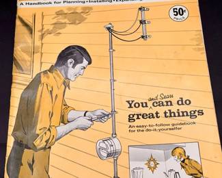 vintage 1969 "Simplified Electrical Wiring" handbook published by Sears, Roebuck & Company