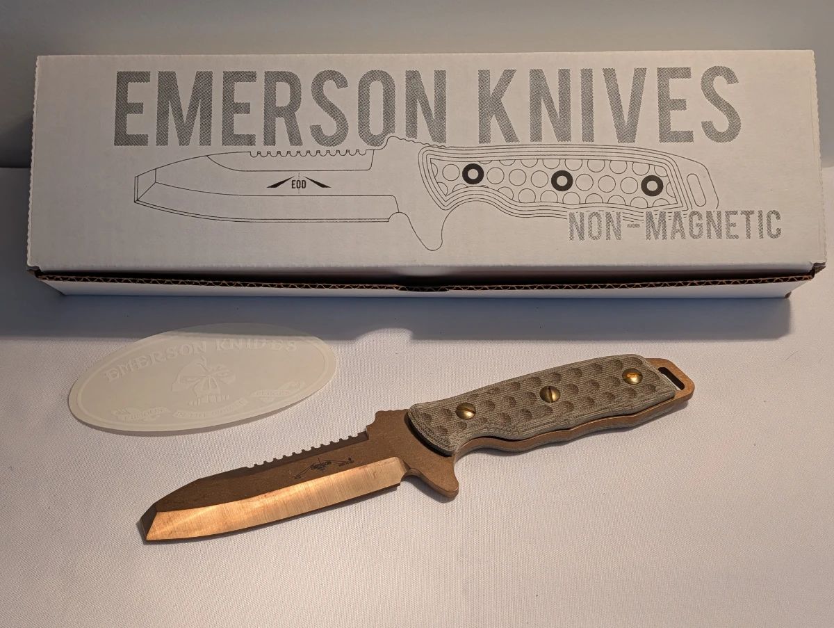 Emerson EOD Non-Magnetic Knife w/box