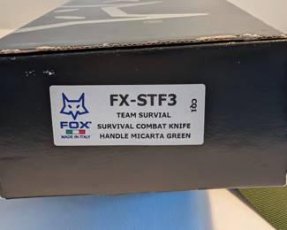 Fox Knives FX-STF3 Team Survival Knife w/box