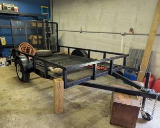 6x10ft. Steel Mesh Utility Trailer