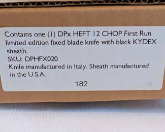 DPx Gear Heft 12 Chop - FIRST RUN - Lim. Ed. #182